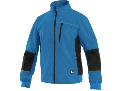 Mikina CXS TEXAS, pánská, středně modrá-černá, vel. 4XL